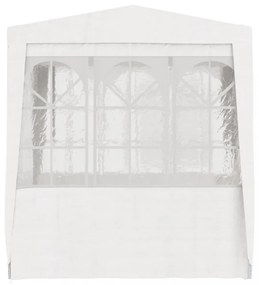 fehér rendezvénysátor oldalfalakkal 2 x 2 m 90 g/m²