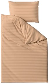 Hotel mikroszálas ágyneműhuzat JASMINE barna - 2 cm csík Ágyneműhuzat mérete: 2 db 70 x 90 cm | 200 x 220 cm