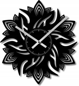 Falióra Modern Fekete Csendes Stílusos Konyha Nappali Modern 50 cm