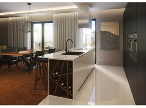 Deante BCA_B64M - Mosogató csaptelep ASTER fekete/sárgaréz