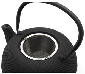 Fekete porcelán-öntöttvas teázó szett Sichuan – Bredemeijer