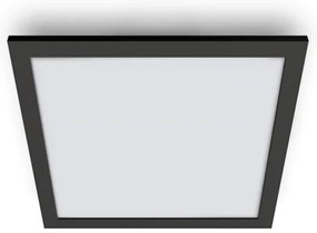 WiZ - LED Dimmelhető mennyezeti lámpa SUPERSLIM LED/36W/230V fekete Wi-Fi