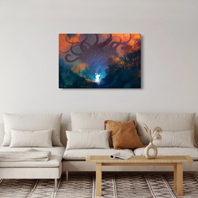 Kép - mágikus varázsló (90x60 cm)