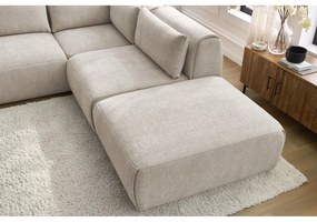 Bézs sarokkanapé (variálható) Jeanne – Bobochic Paris