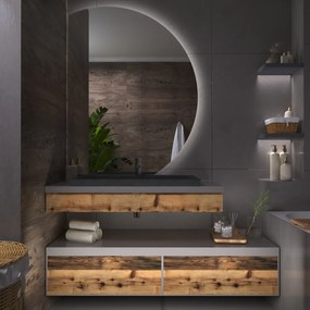 Kerek tükör LED világítással E4