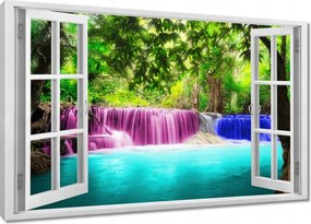 Vászonkép 60x40 Színes vízesés