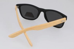 Fekete fa hatású tükrös „Wood 2” napszemüveg