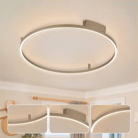 Brilagi - PORTOFINO LED dimmelhető lámpatest, 60W/230V, átmérő 80 cm, bézs + távirányító