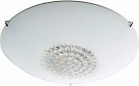 ENDON 76388 NYA Ufo Lámpa Fehér, Átlátszó E27 IP20