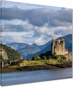 Vászonkép 60x60 Kastély a távolból