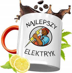 Narancssárga Bögre Villanyszerelőnek Tökéletes Ajándék fényképes nyomtatással