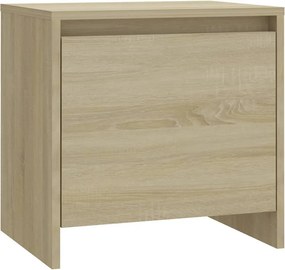 vidaXL sonoma tölgy színű szerelt fa éjjeliszekrény 45x34x44,5 cm