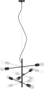 Fekete függőlámpa ø 55 cm Spica – Kave Home