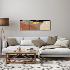Kép - Absztrakció (órával) (90x30 cm)