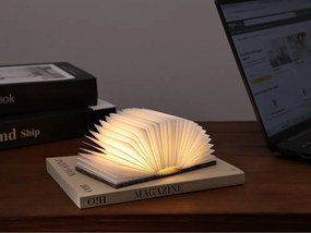 Fekete USB hordozható fénydekoráció BookLight – Gingko