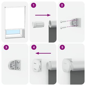 redőny Blackout 50x130 cm Szövetszélesség 45,7 cm Poliészter