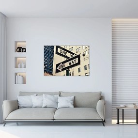 Kép - New York ONE WAY (90x60 cm)