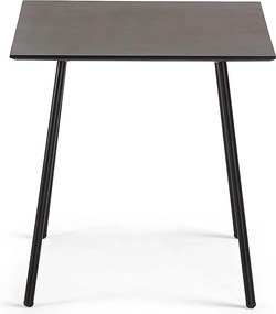 Ulrich fekete asztal, 75 x 75 cm - Kave Home