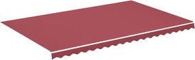 Burgundi vörös csere napellenző ponyva 5 x 3 m