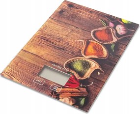 Konyhai Mérleg üveg elektronikus lapos 5 kg precíziós LCD élelmiszer