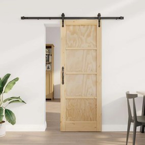 Csúszó ajtó Egyéb ORKDAL Természetes és fekete 73.5 x 198.5 cm