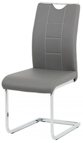 Scaun modern cu bază de sanie gri Dcl-411