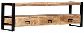 tömör mangófa TV-szekrény 150 x 30 x 45 cm