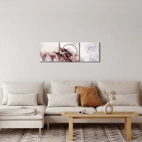 Kép - Lila márvány N⁰1 (órával) (90x30 cm)