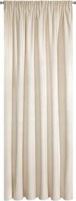 Készfüggöny 140x270 cm szalag világos Bézs dekoratív a hálószoba nappalijába