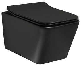Tinos BLM fekete fali rimless WC
