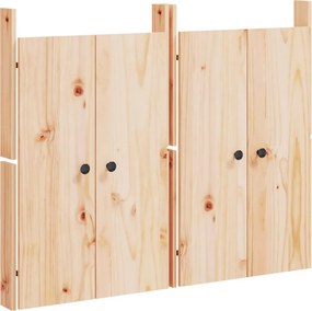 vidaXL 2 db tömör fenyőfa MEPPEL kültéri konyhaszekrény ajtó 50x9x82 cm