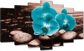 Vászonkép 140x80 Türkiz orchidea