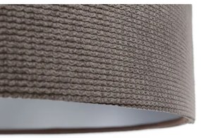 Csillár zsinóron TWIST 1xE27/60W/230V barna/ezüst