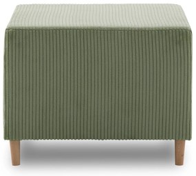 Fireze puff, kordbársony, zöld