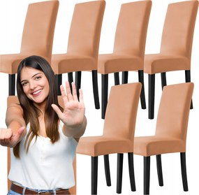 Szett: 6 db székhuzat rugalmas elegáns székhuzat
