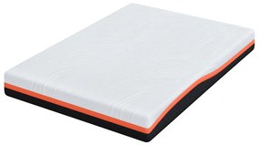 Matrac Fehér és Szürke 140 x 190 cm Gél Memóriahab