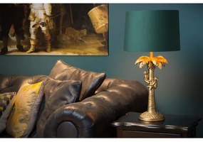 Lucide 10505/81/02 - Asztali lámpa COCONUT 1xE27/60W/230V arany/zöld