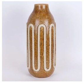 Kerámia váza 39x16,3 cm barna