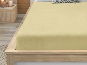 Mikroplüss lepedő SOFT 180x200 cm sárga