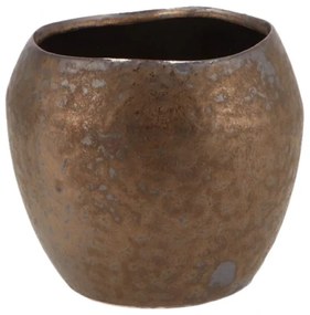 AMARAH bronz kerámia virágcserép 12 cm