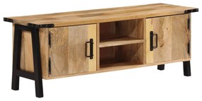 tömör mangófa TV-szekrény 110x35x40 cm