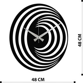 Enzoclock fém falióra, 48×48 cm – S017