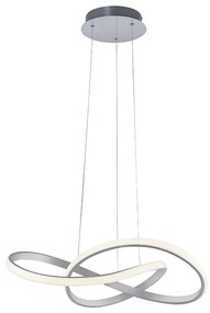 Design függőlámpa acél 57 cm-es fényerőszabályzó LED-del - Viola Due