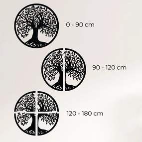 Faragott fából készült fali kép az élet fája - ARBOR