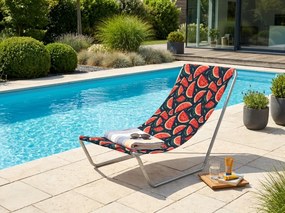 Összecsukható strandnyugágy SAND MELON, színes kivitel