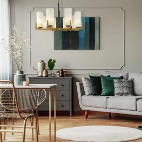 Maytoni MOD089PL-08BS - Csillár rúdon FORTANO 8xE27/40W/230V