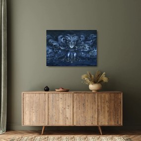 Kép - sötét barokk (üvegen) (70x50 cm)