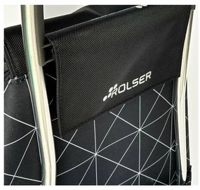 Rolser Bevásárlótáska kerekeken I-Max Star 2 ,fekete-narancs