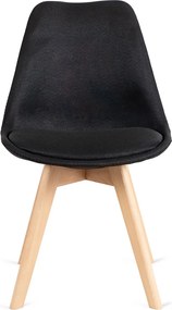 Szék fekete színben. NEVEL