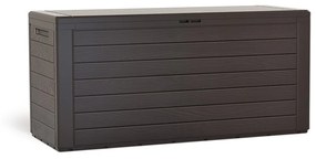 WOODEBOX tárolódoboz, 280l, 120x46x57cm, sötétbarna Prosperplast